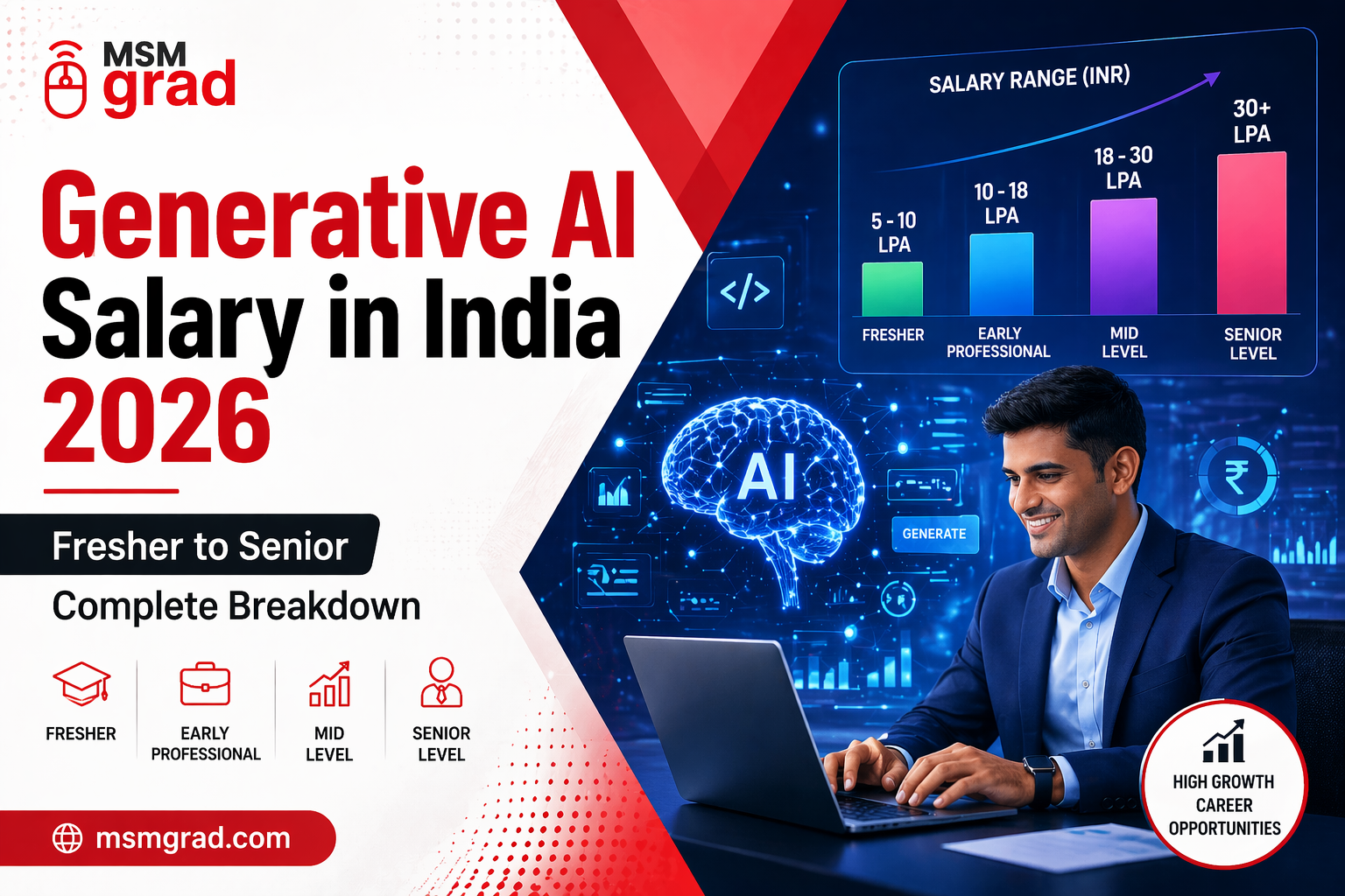 Generative AI Salary in India 2026