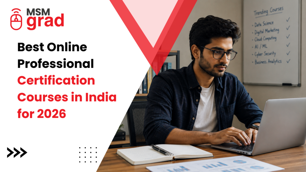 Best Online Professional Certification Courses in India for 2026