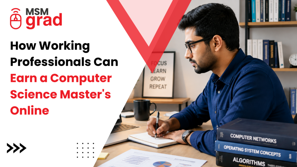 How Working Professionals Can Earn a Computer Science Master's Online