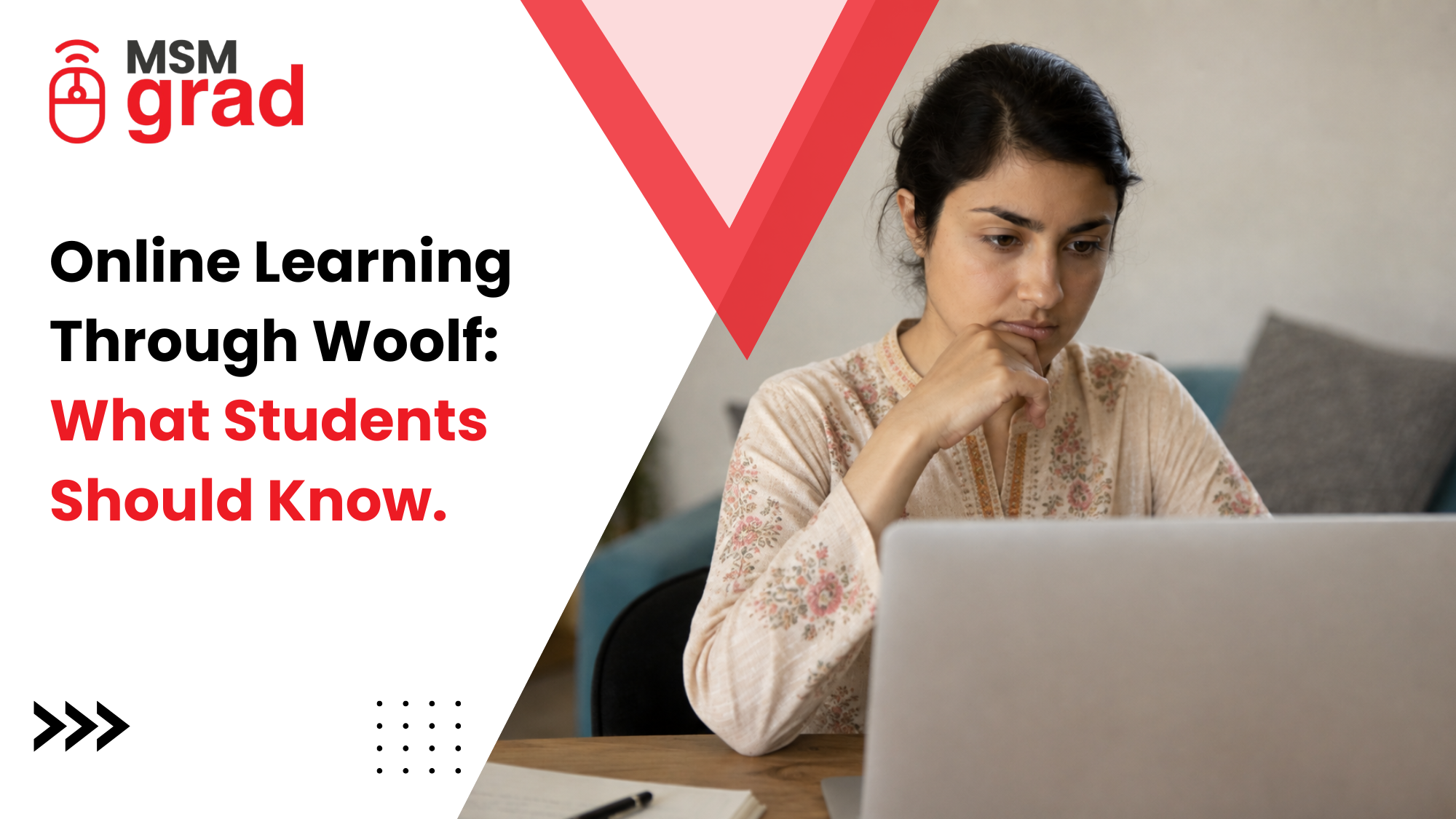 Online Learning Through Woolf What Students Should Know.